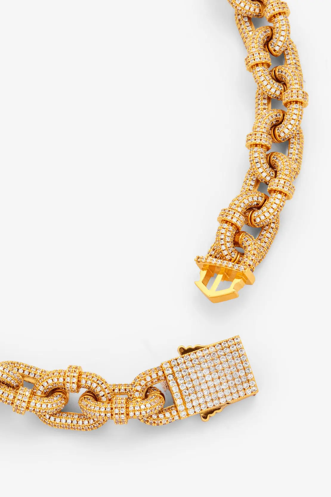 14mm Iced Chunky Link Pave Chain