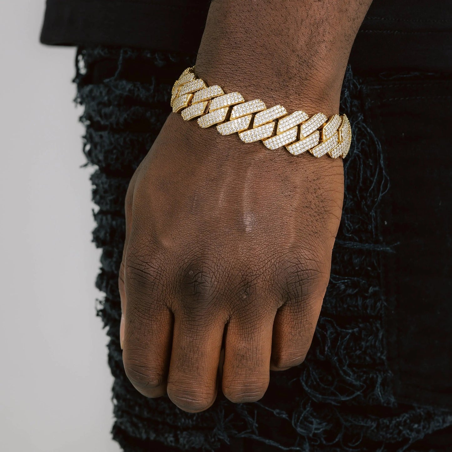 20mm Prong Cuban Bracelet
