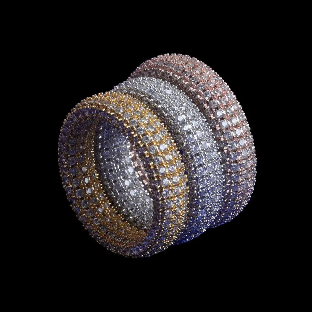 Stones of Round Iced Out Ring