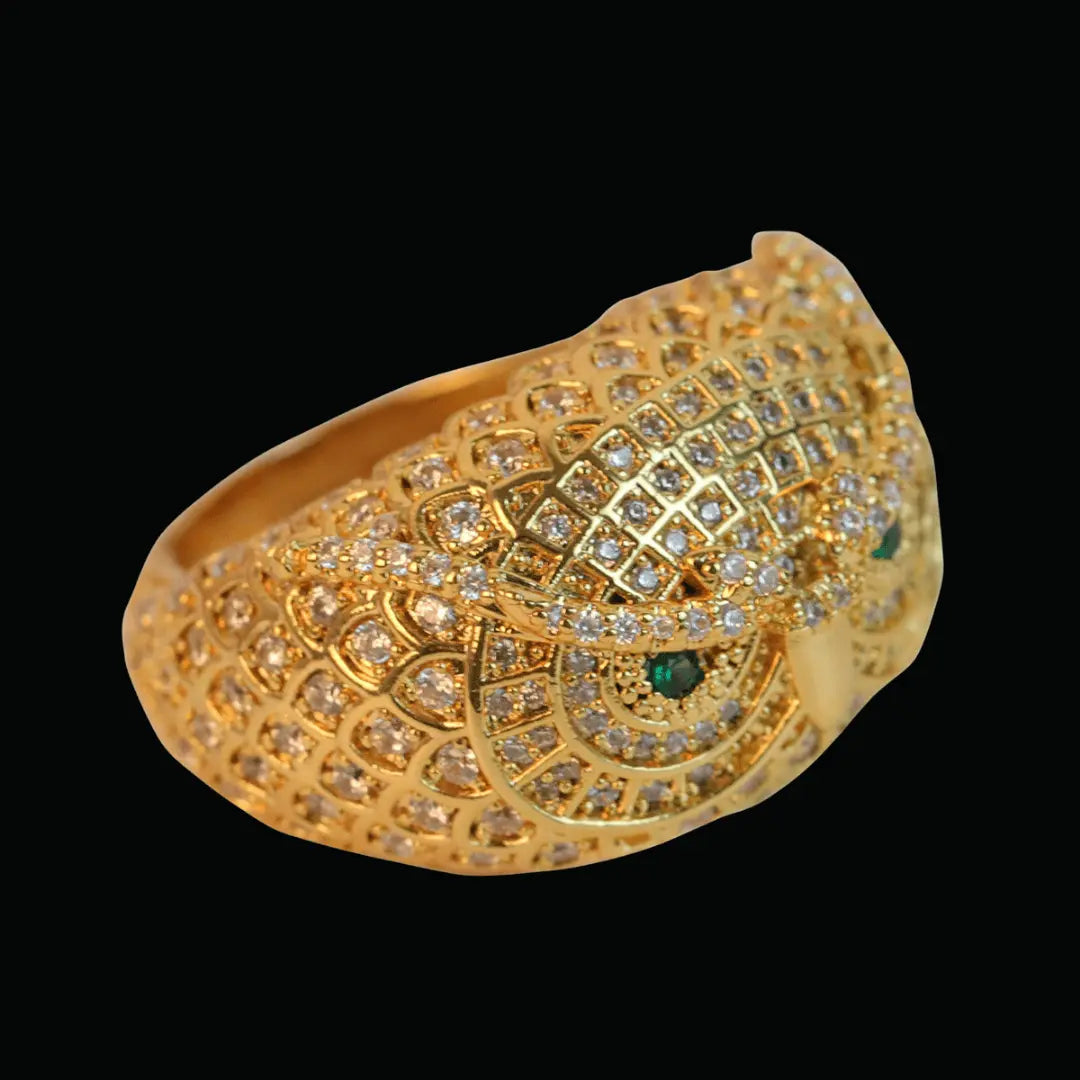 Owl Iced Out Ring