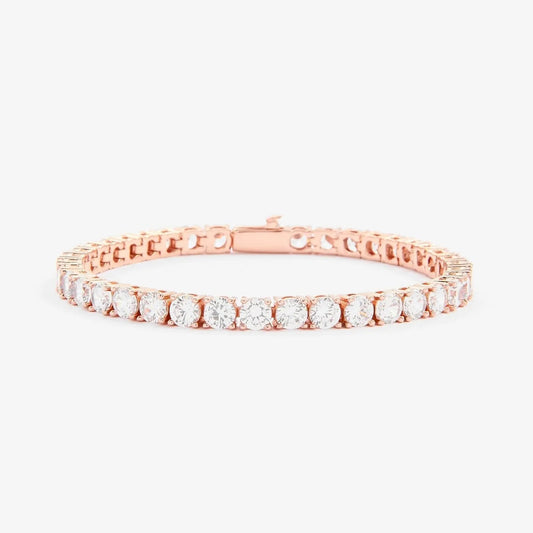 5mm Tennis Bracelet - Rose Gold